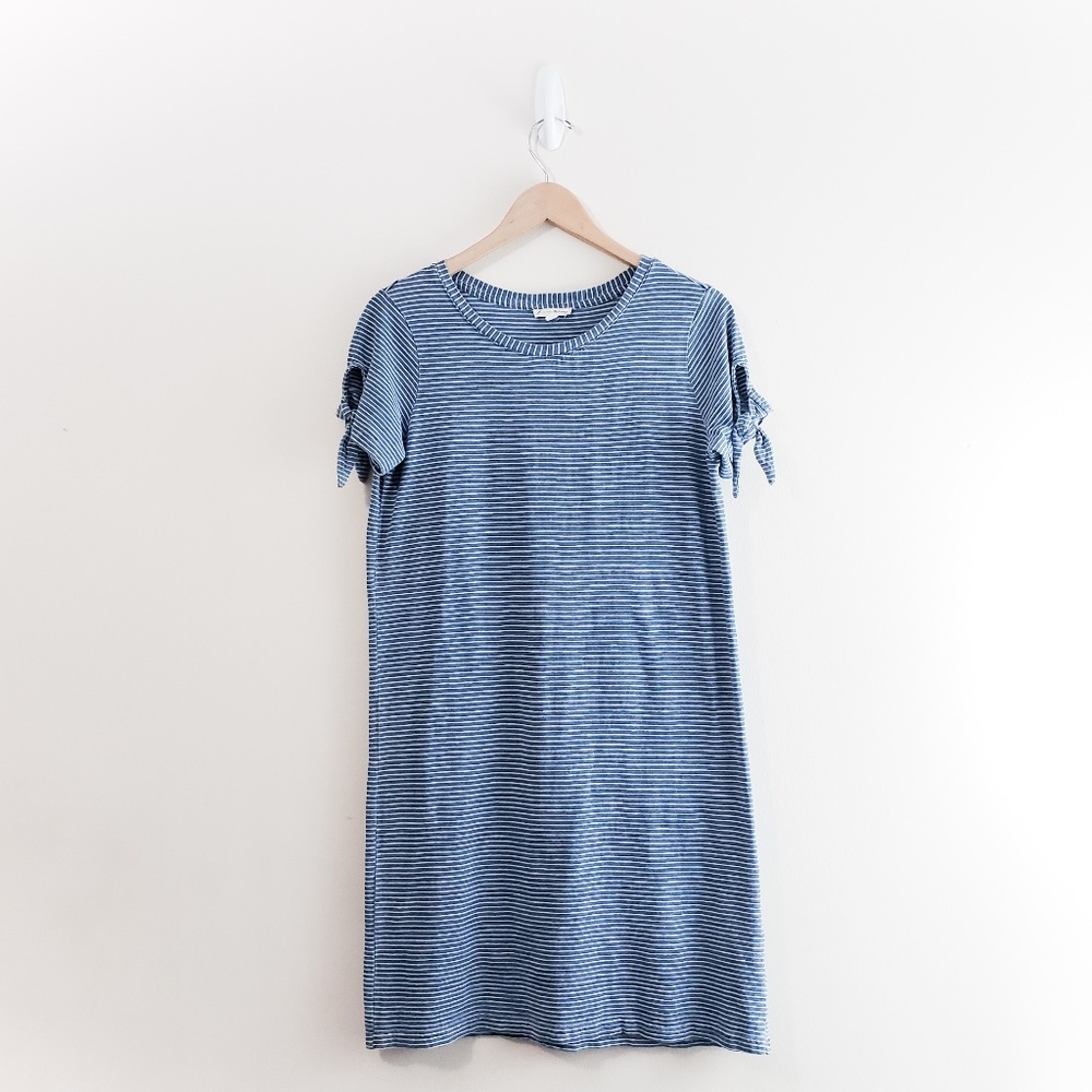 JANE AND DELANCEY STRIPED TEE SHIRT DRESS
